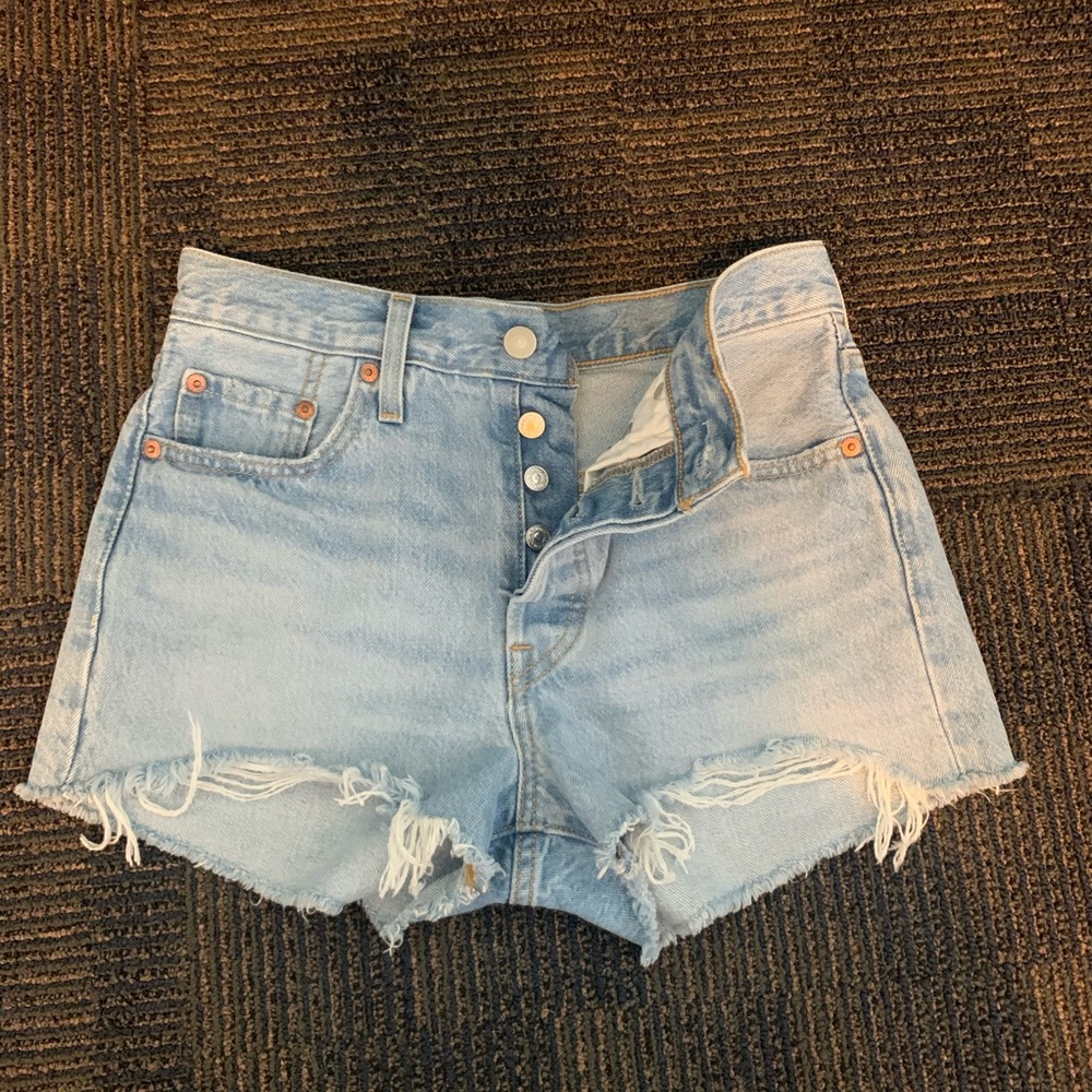 LEVI’S 501 RAW HEM SHORTS-Luxor Heat